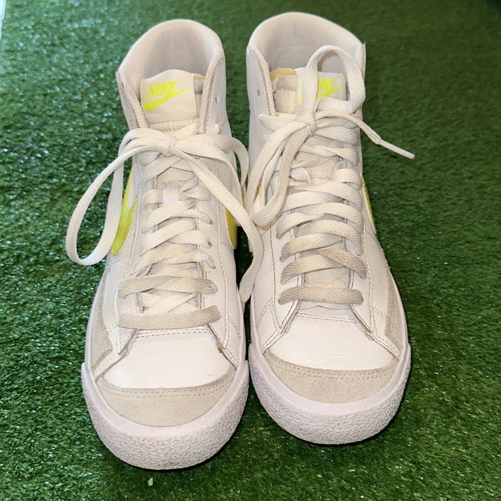 nike blazers neon swoosh